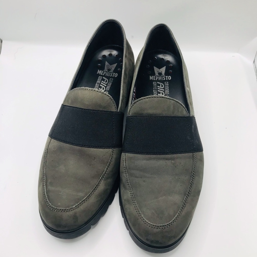 Mephisto Women's Slip-On‎ Loafers with Black Elastic - Picture 10 of 14